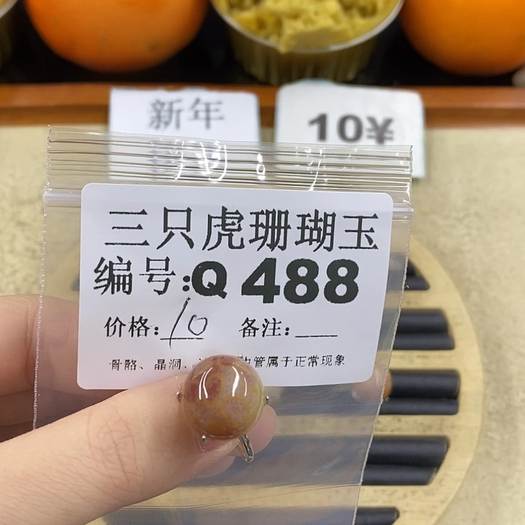 硅化珊瑚（珊瑚玉）1未镶嵌F****