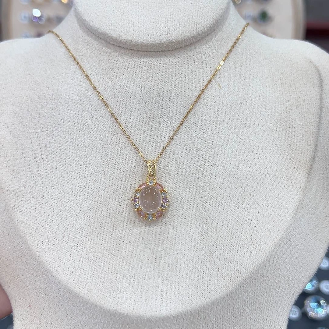 蛇纹石玉银S925镶嵌戒指