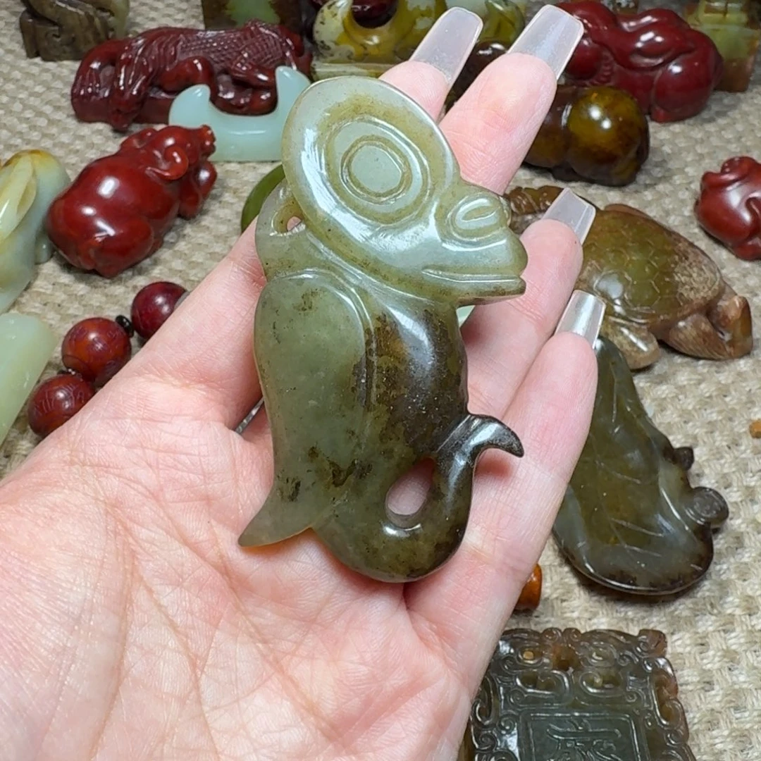 白玉菩提吊坠挂件