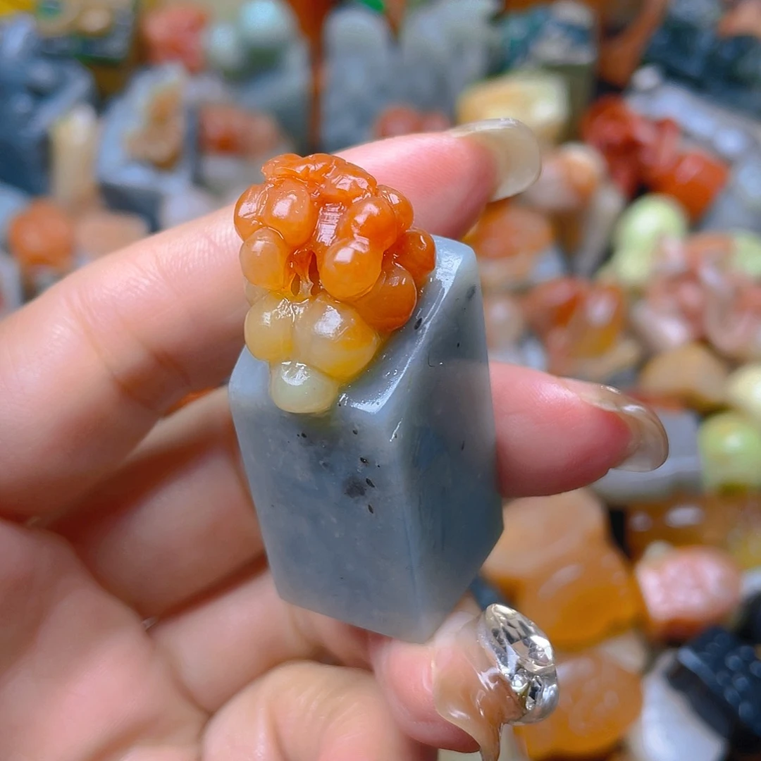 青田石印石纯手工