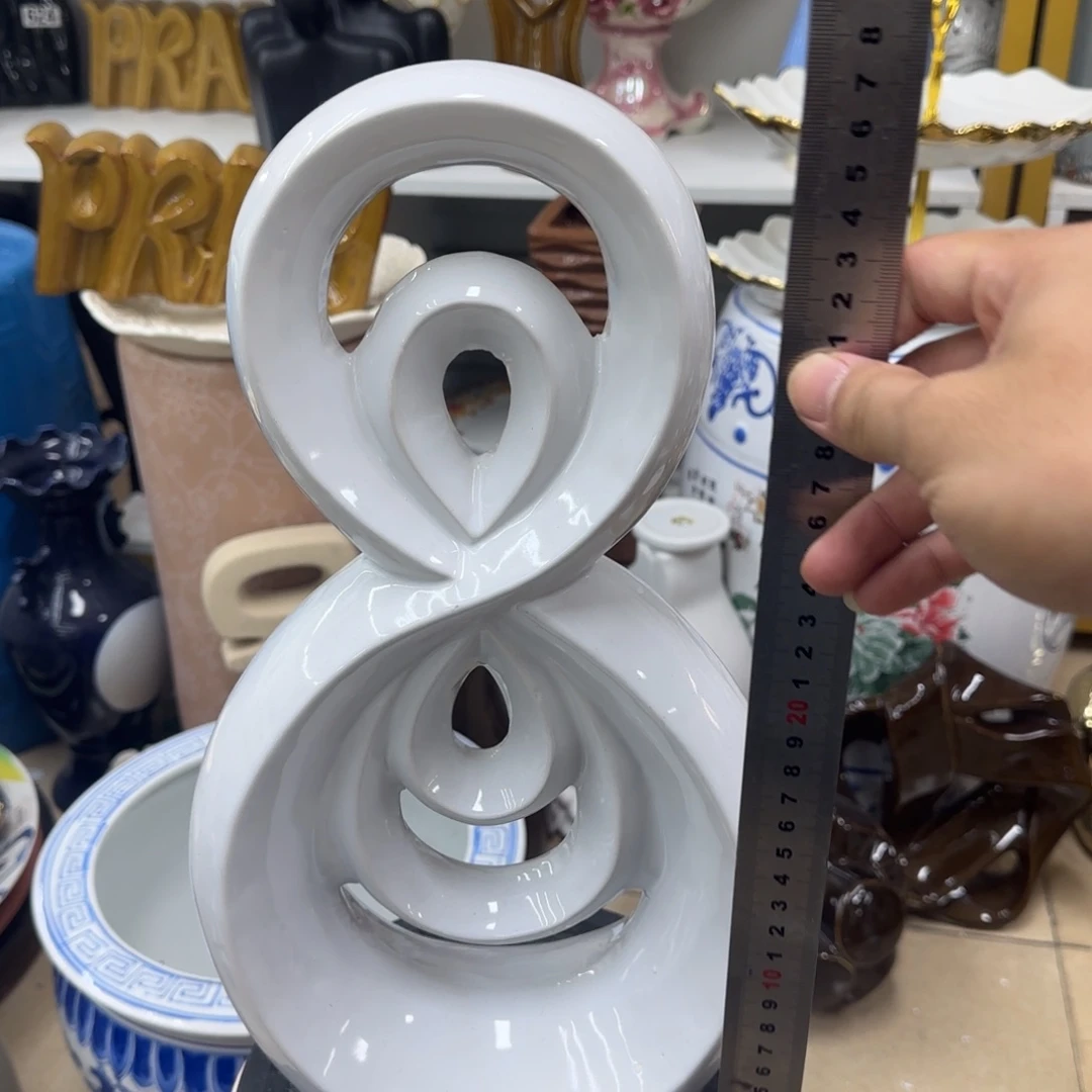 瓷片陶瓷工艺花瓶摆件