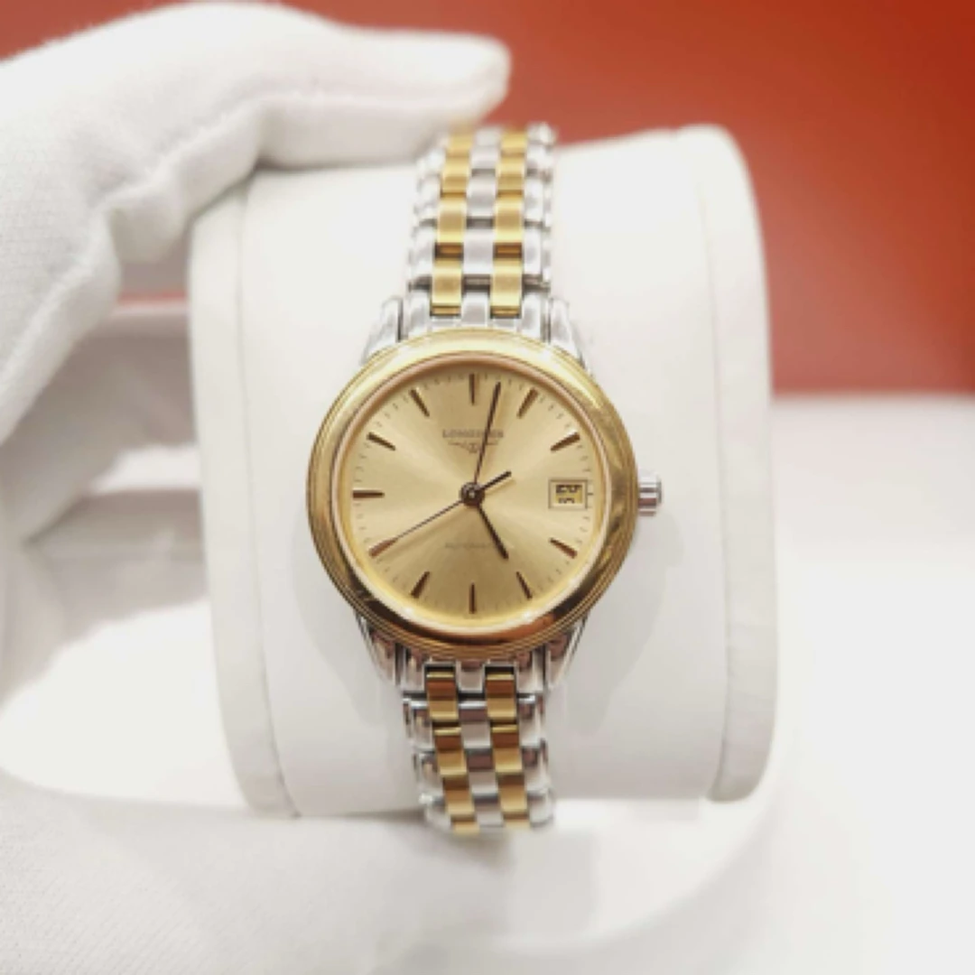 99新 Longines/浪琴 /女表/26mm /经典274 金盘条刻