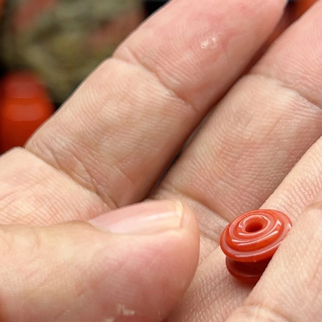 南红玛瑙配饰未镶嵌啊*呆