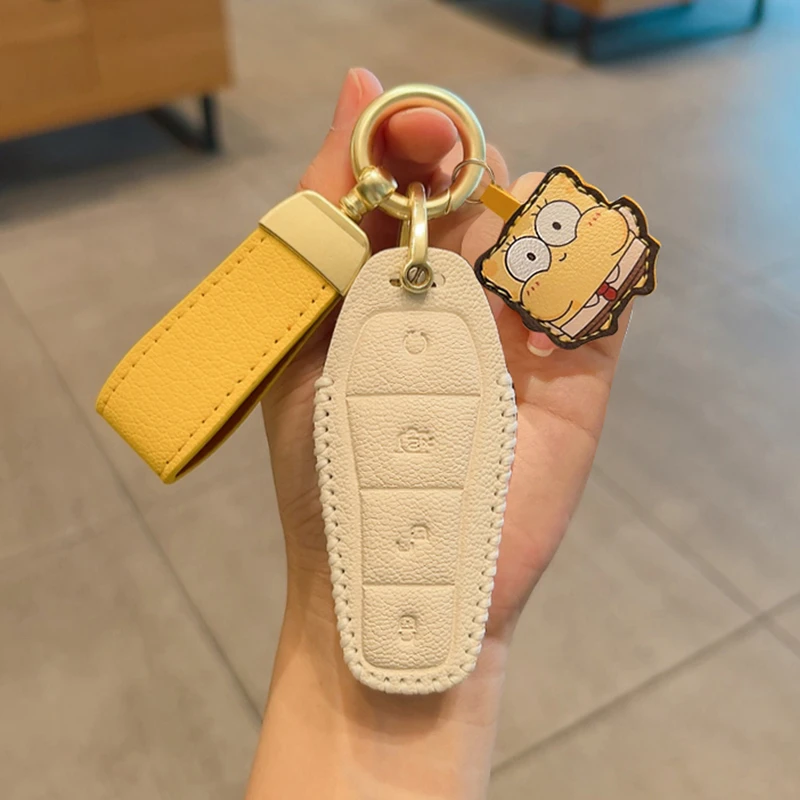 比亚迪海豚钥匙套汉车宋plus dmi海豹秦元plus唐dmi驱逐舰05女壳