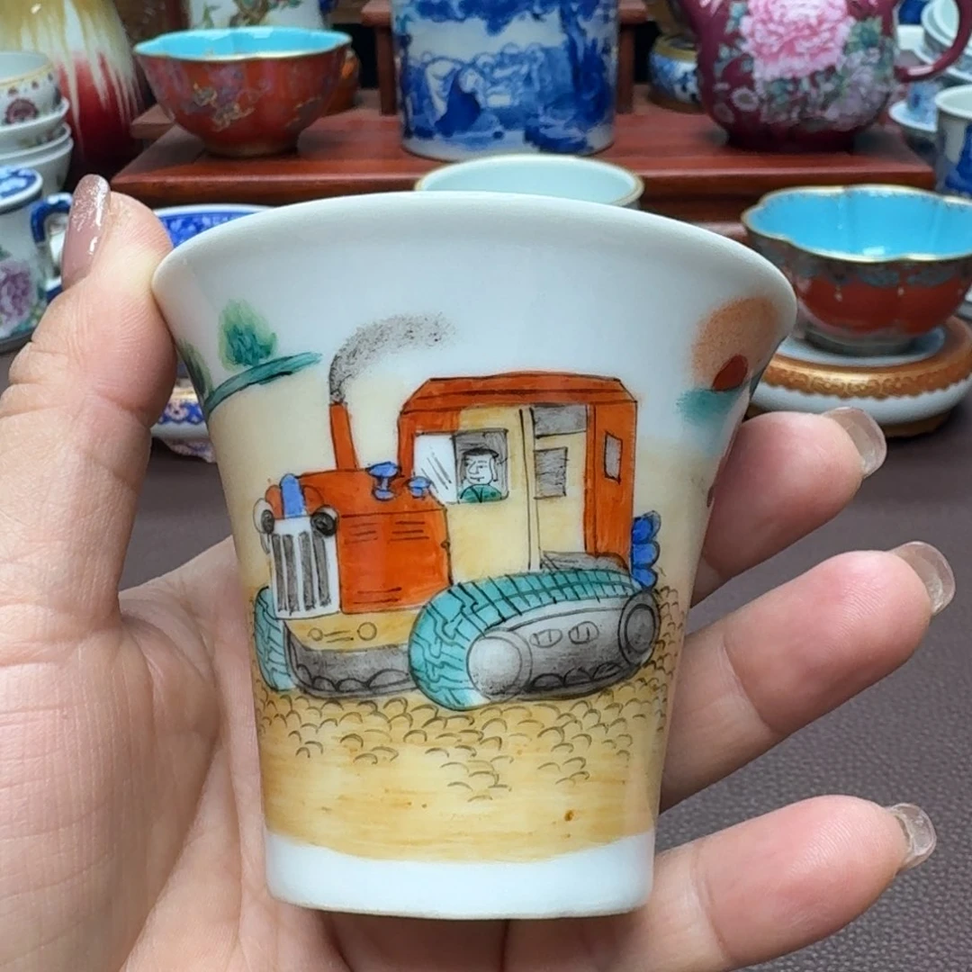 瓷片景德镇仿古手工制作精品展示