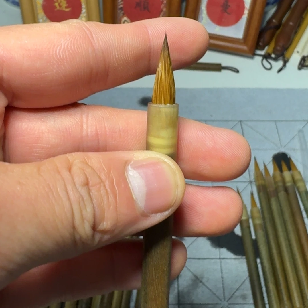 绿檀狼毫一支出锋1.85cm