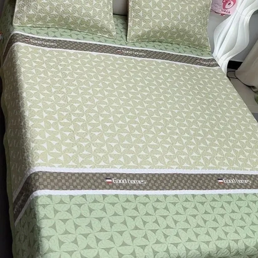 多功能多种花色亲肤床盖加大少女风双面床笠植物花卉