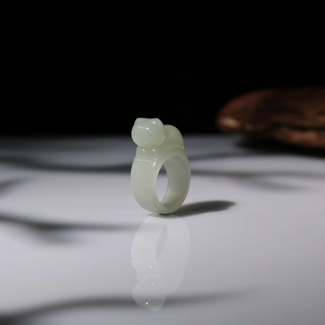 【蓝猫猫】和田玉*戒指*未镶嵌*新疆且末