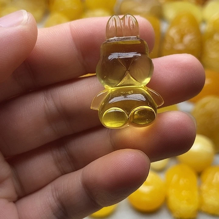 琥珀颈饰未镶嵌琥珀蜜蜡吊坠