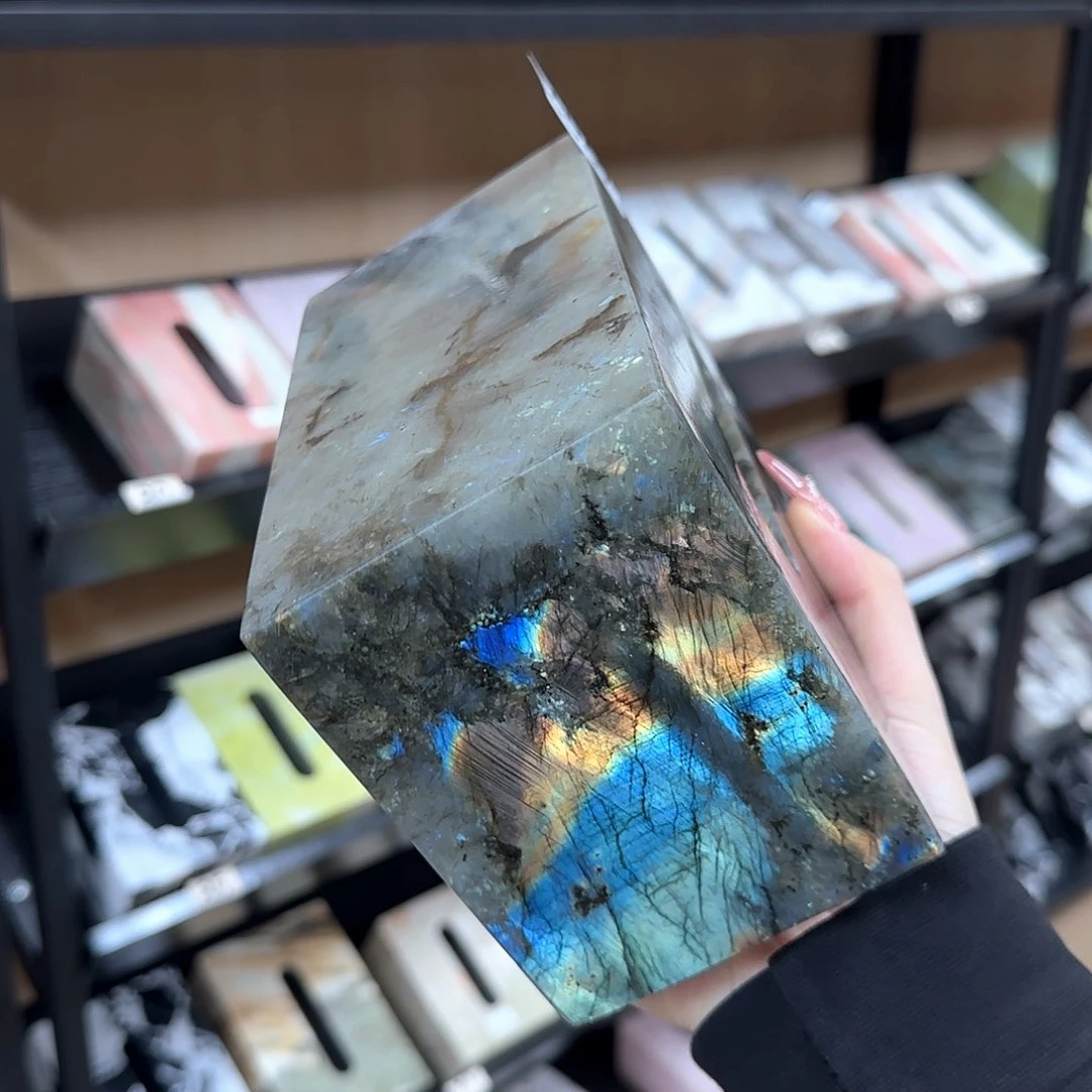 石材華***姐蓝翡翠纸巾盒小6069