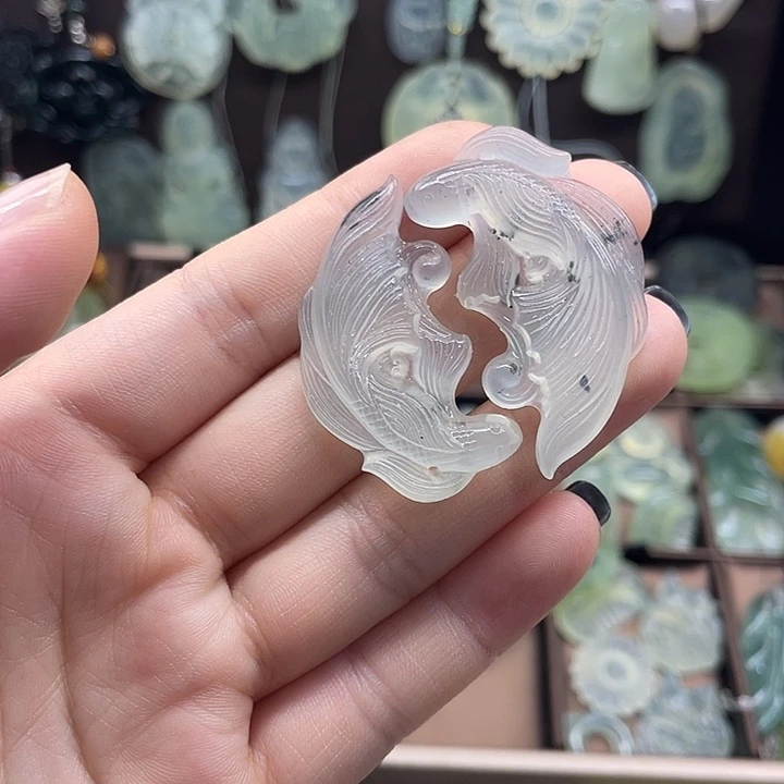 合金蛇纹石玉吊坠(赠链)