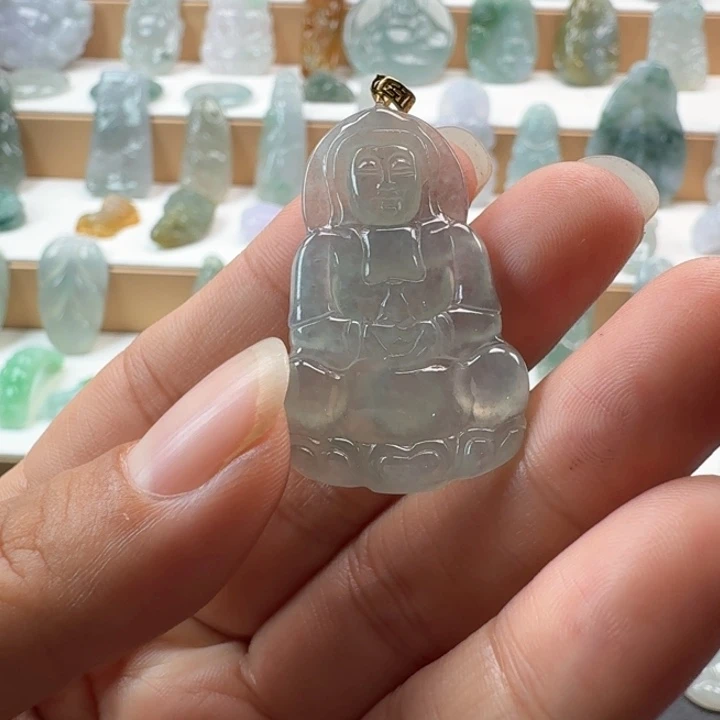 宇***宇翡翠未镶嵌项链翡翠