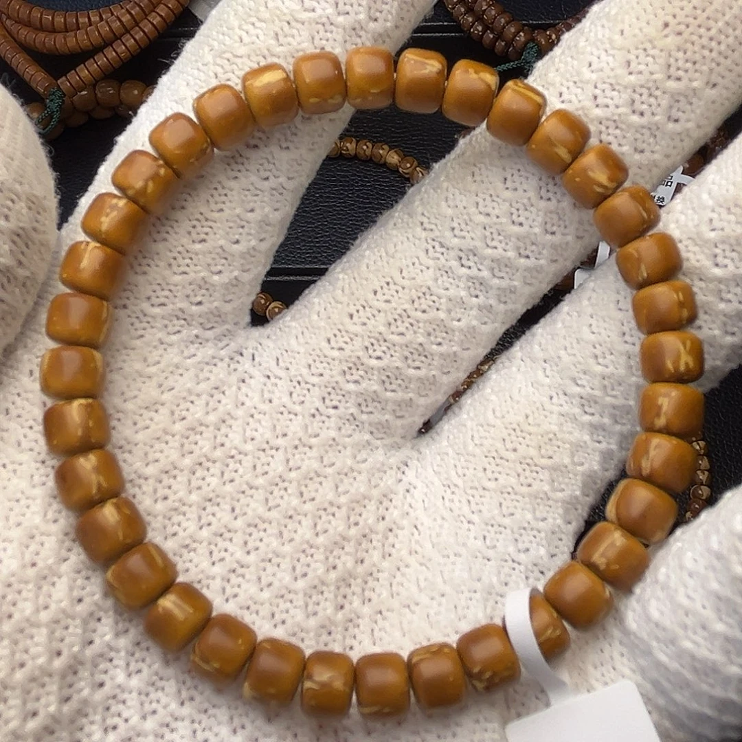 紫金鼠手串纯肉鼠尖短轴老型小火焰纹7尺精工暴力归圆