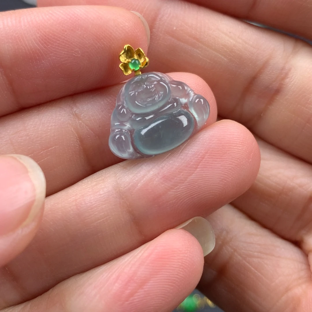 【闪购商品】翡翠18K金镶嵌颈饰翡翠