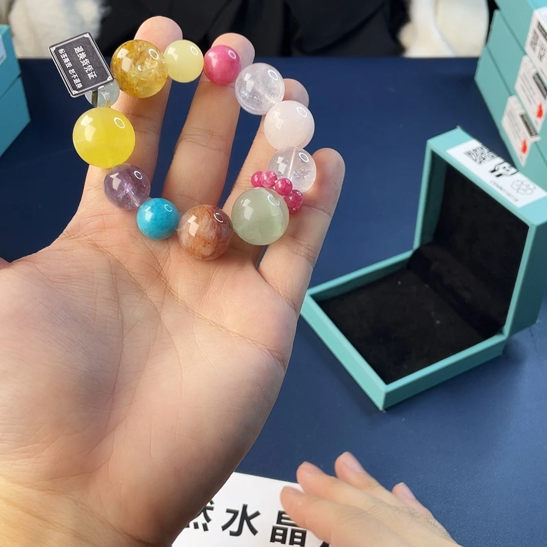 银S925镶嵌水晶手链