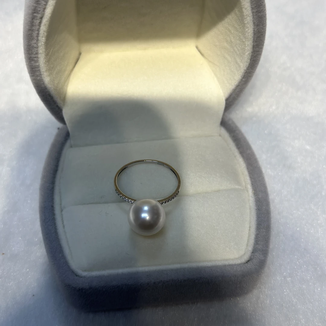 海水澳白珍珠戒指轻奢款系列10mm