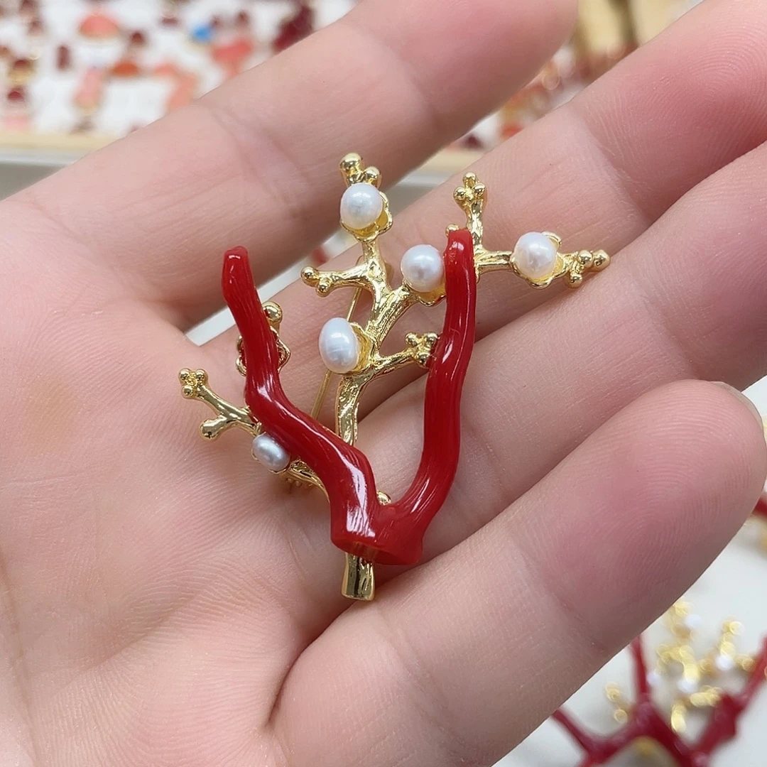锆石铜胸针吊坠两用款