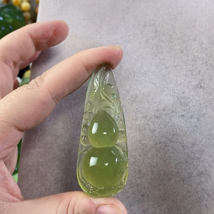未镶嵌岫玉挂件吊坠