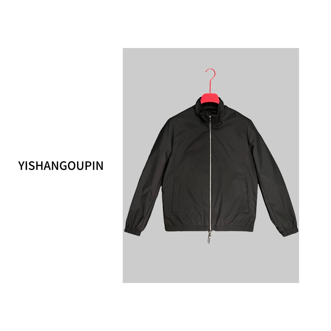YSOP/0610立领纯色橡筋下摆春秋季商务休闲夹克常规款cleanfit风