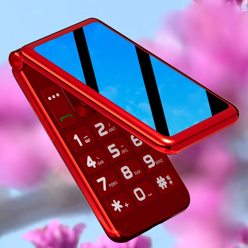 4g全网通老人机翻盖老年手机电信版大字大声大屏幕超长待机正品