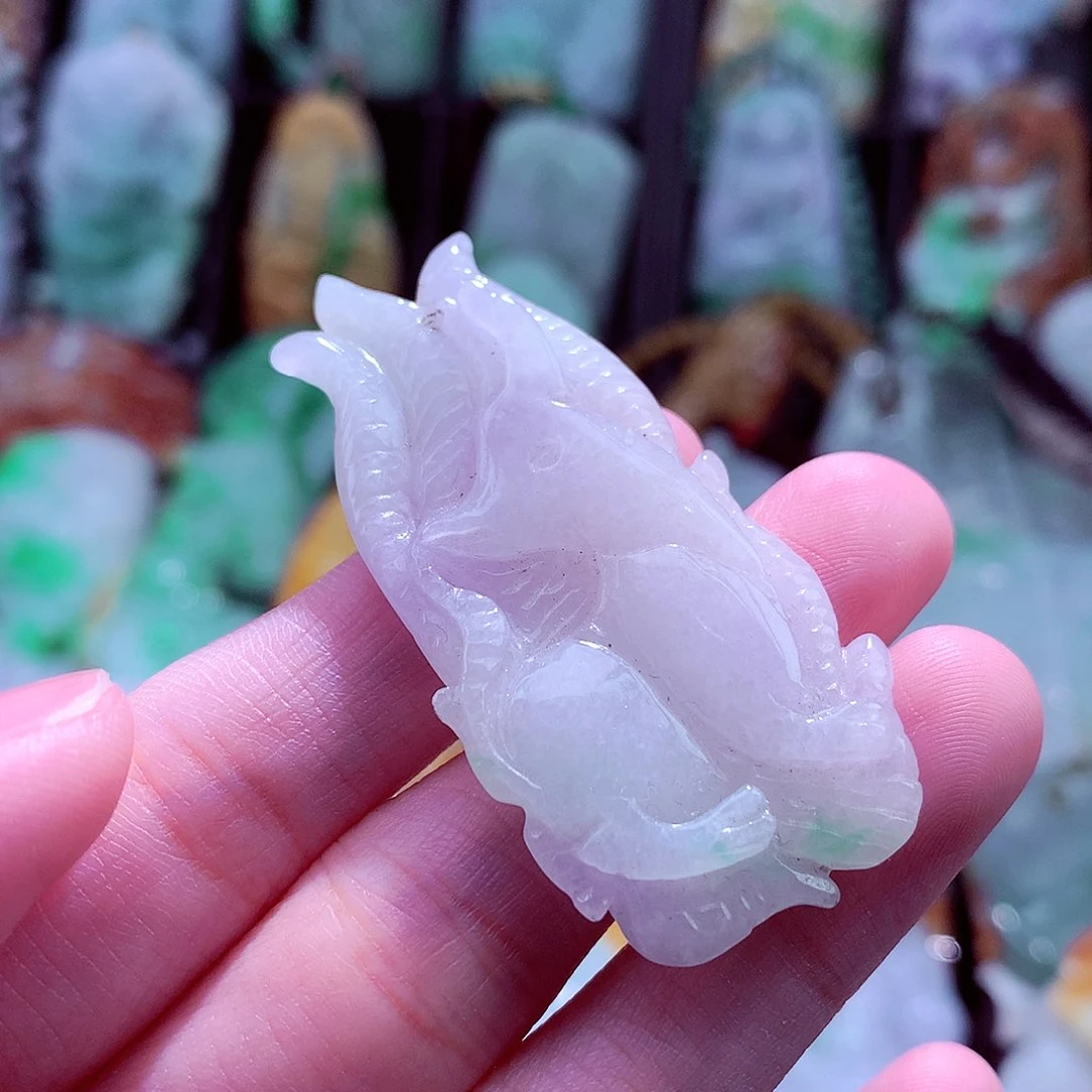 颈饰未镶嵌翡翠天然