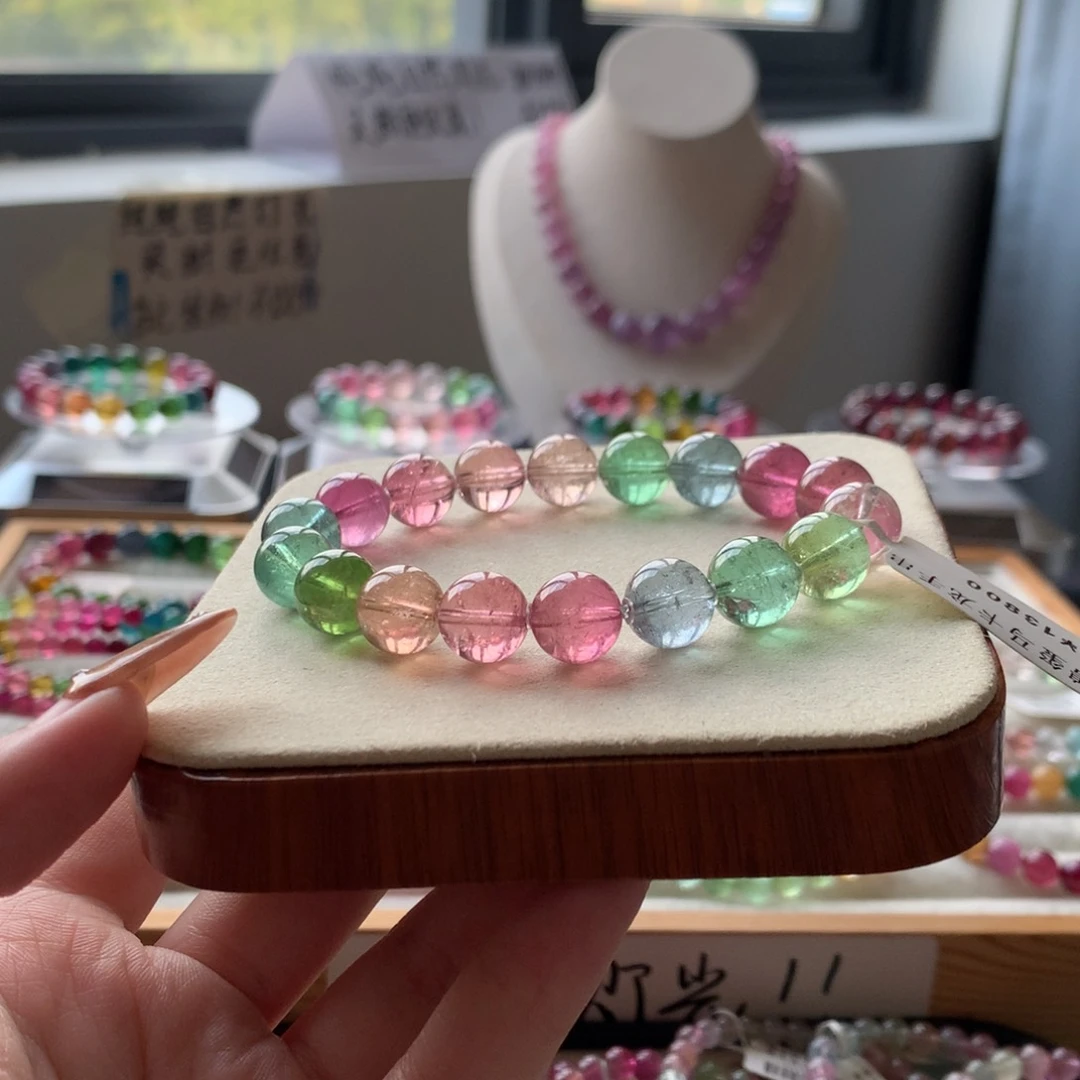未镶嵌手链碧玺碧玺