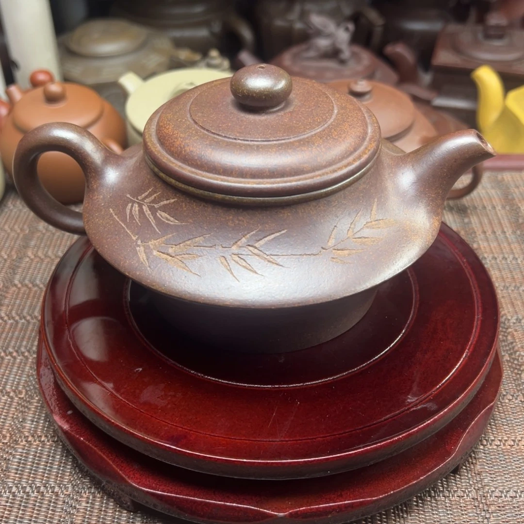 紫砂茶壶宜兴原矿紫砂壶350毫升容量