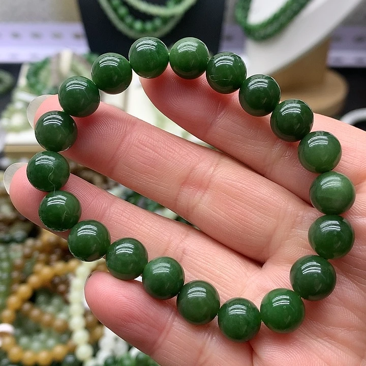 【闪购商品】和田玉手链未镶嵌9.5