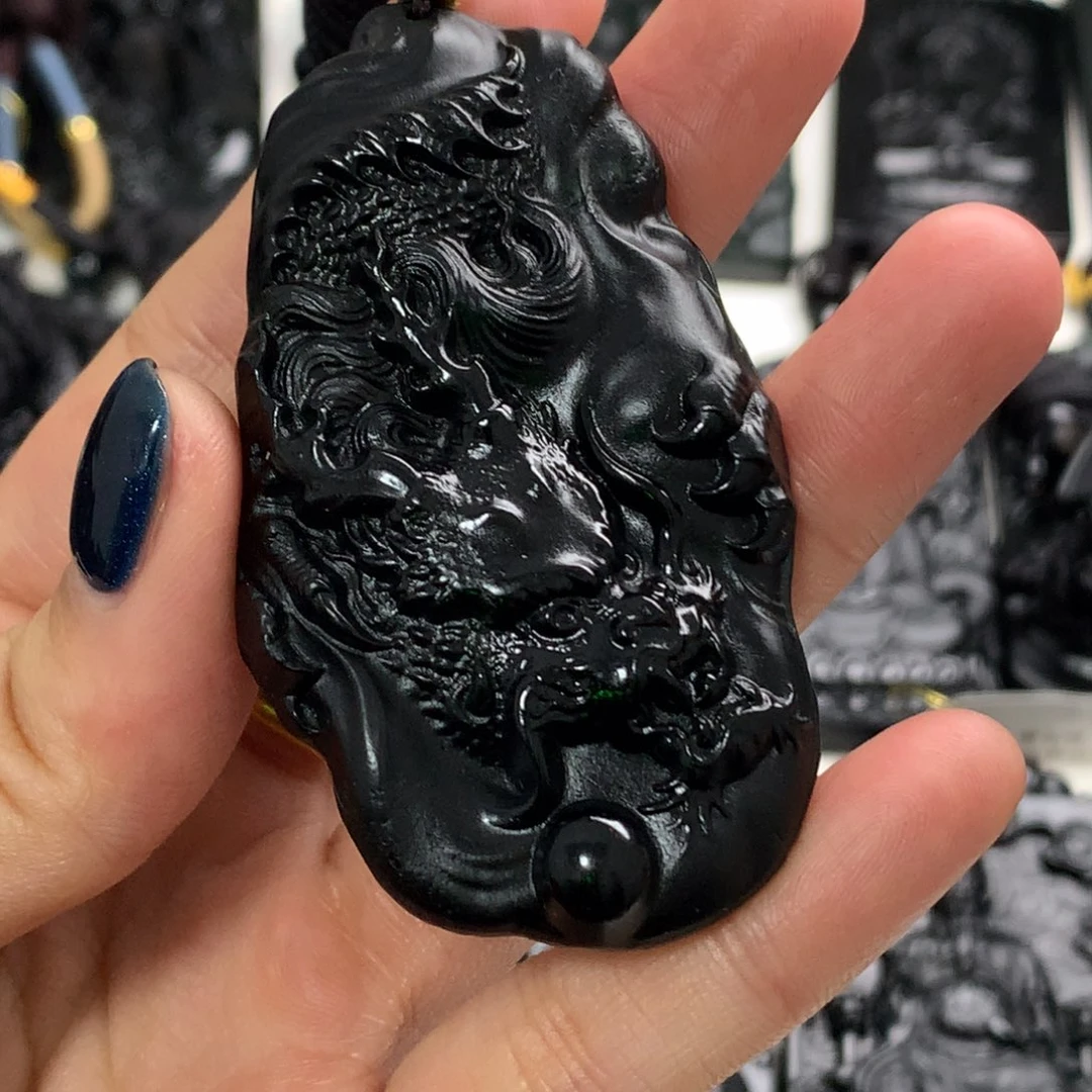 天然a货钢琴黑挂件