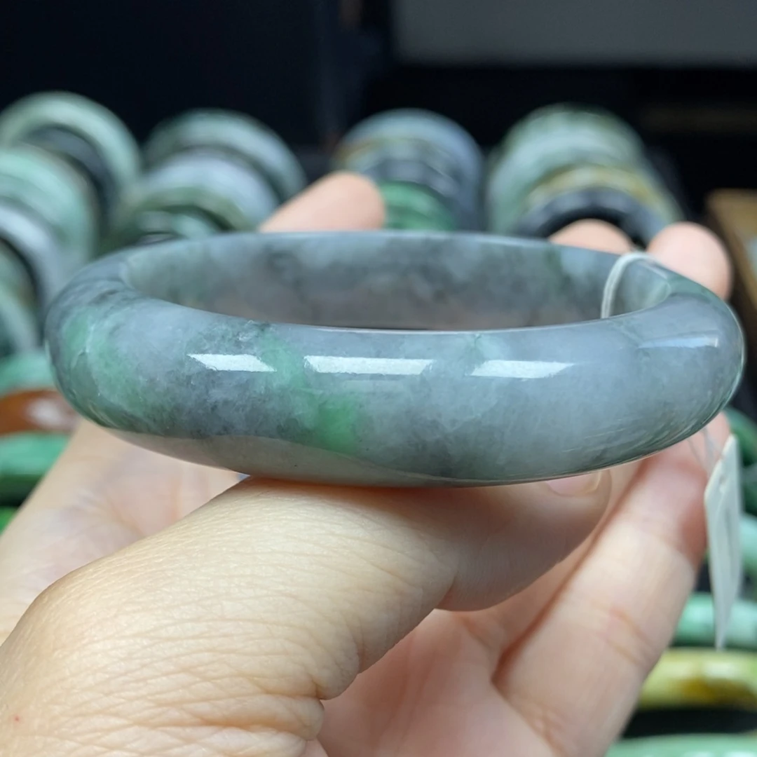 翡翠颈饰未镶嵌58.5圈口41号