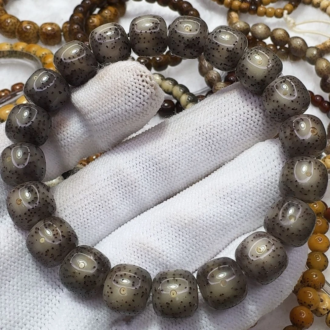 吊坠星月菩提11黑灰冰月朗星稀