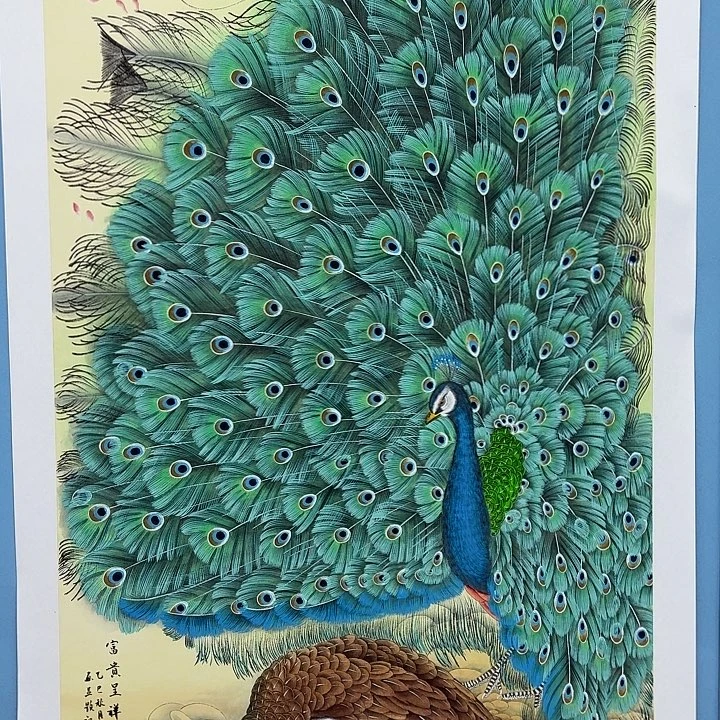 国画手绘国画作品