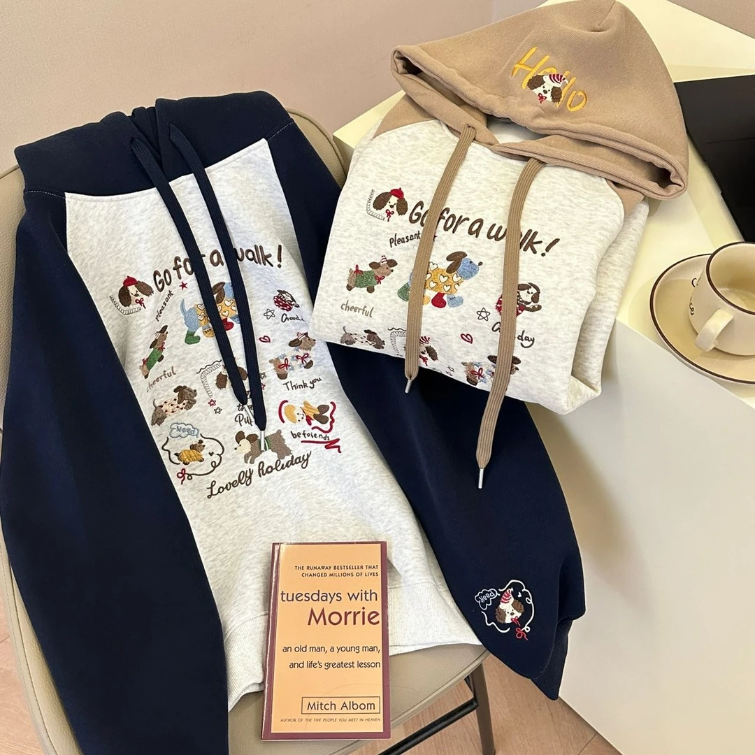 【号码350-399】E春款东大门韩订连帽宽松卫衣