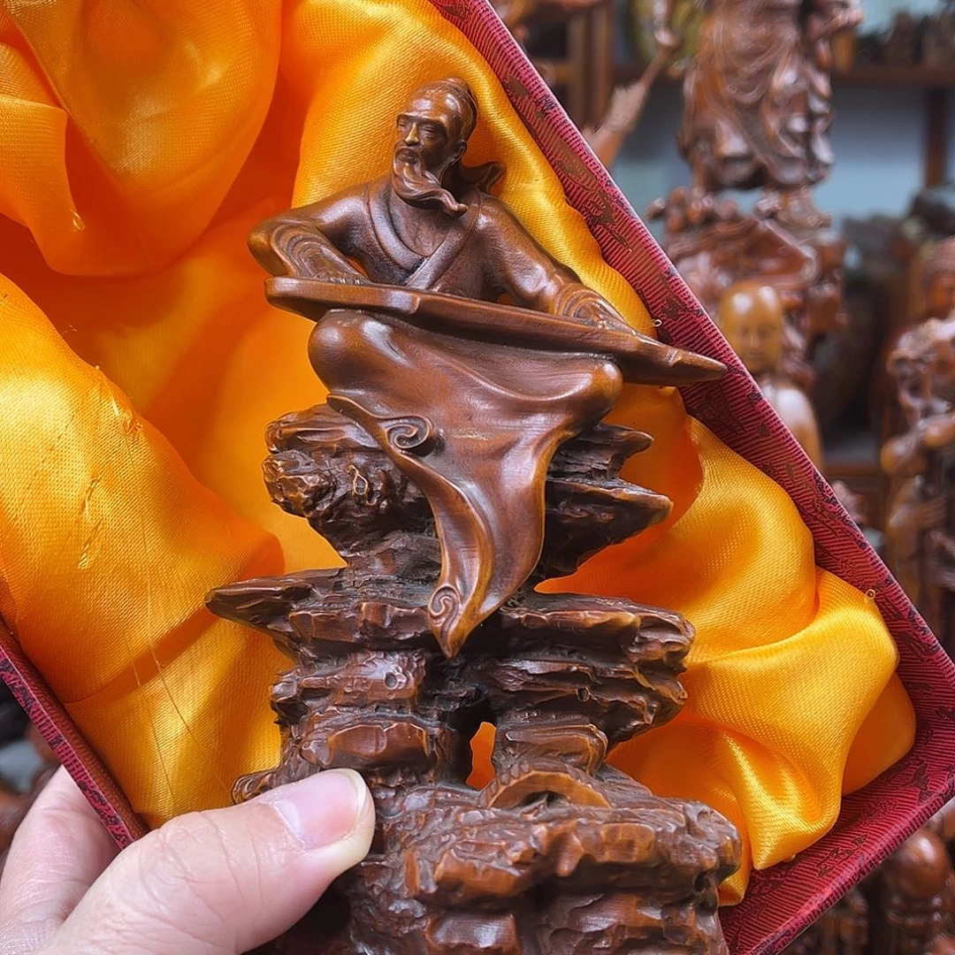 黄杨木黄杨木雕刻高度15厘米