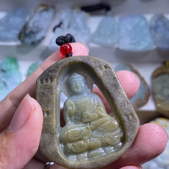 【闪购商品】颈饰未镶嵌翡翠阿咪
