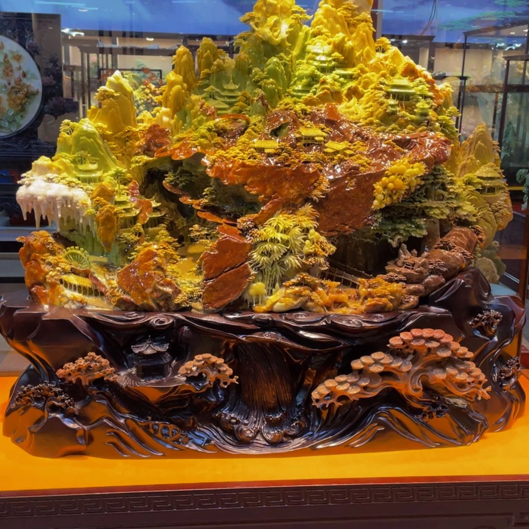 蛇纹石玉未镶嵌摆件