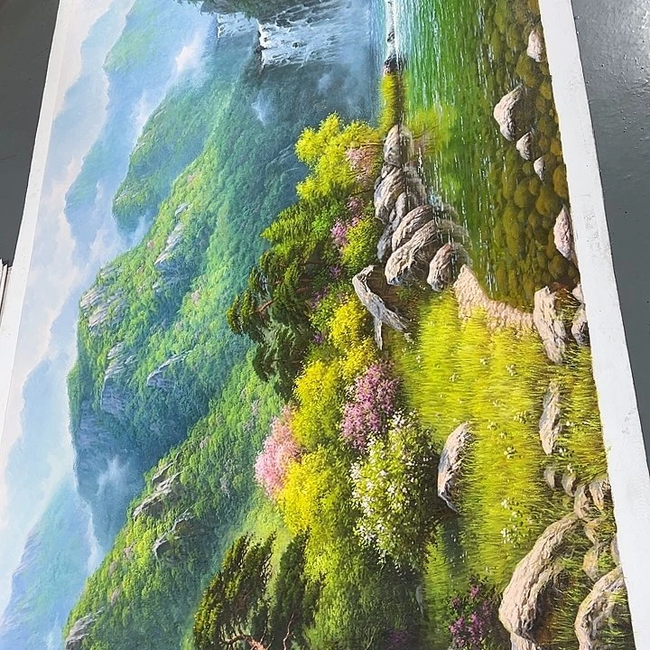 A***元油画恭喜之一仔仔细细