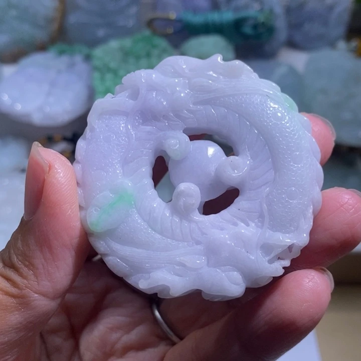 【闪购商品】颈饰未镶嵌翡翠龙牌