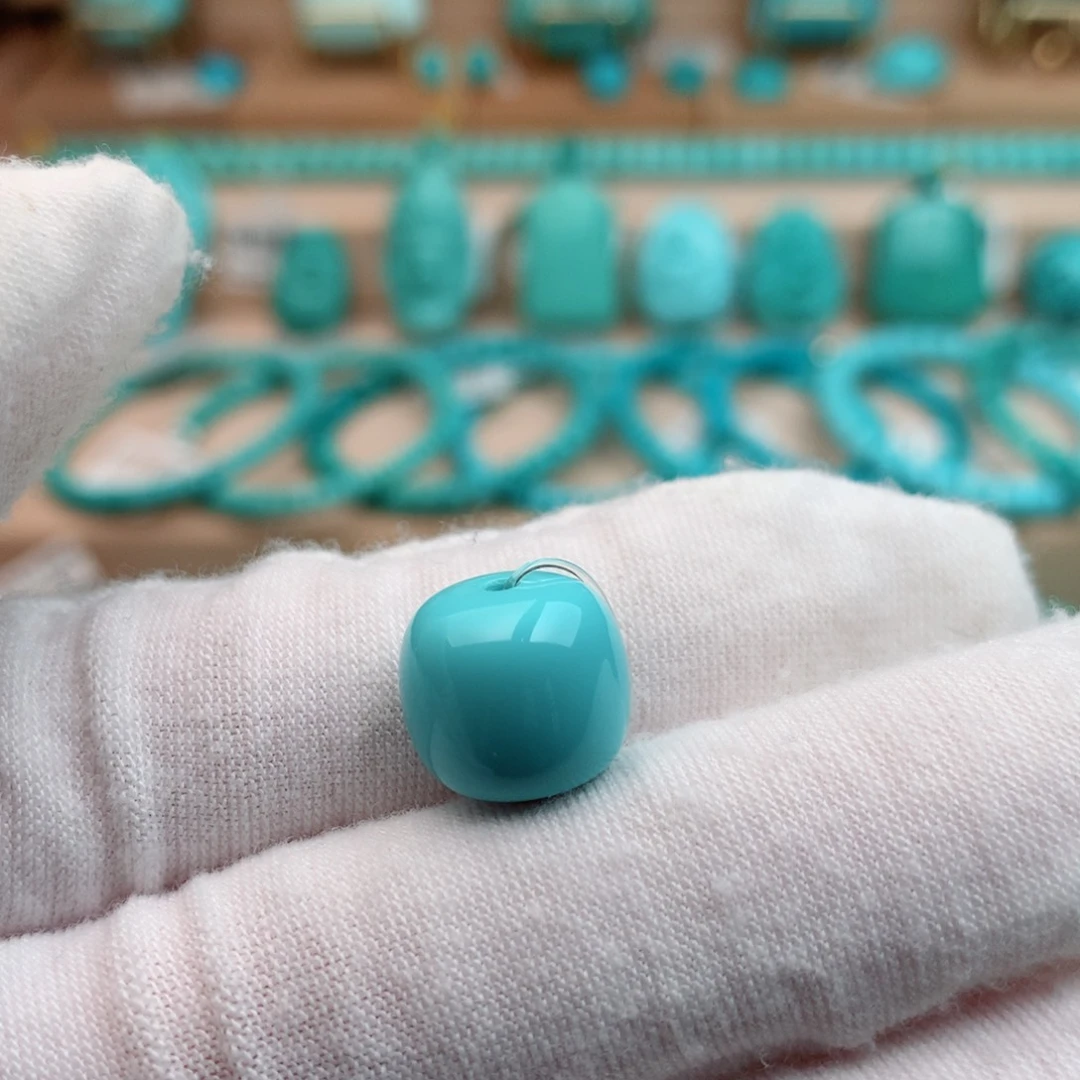 绿松石未镶嵌珠宝奇石12mm