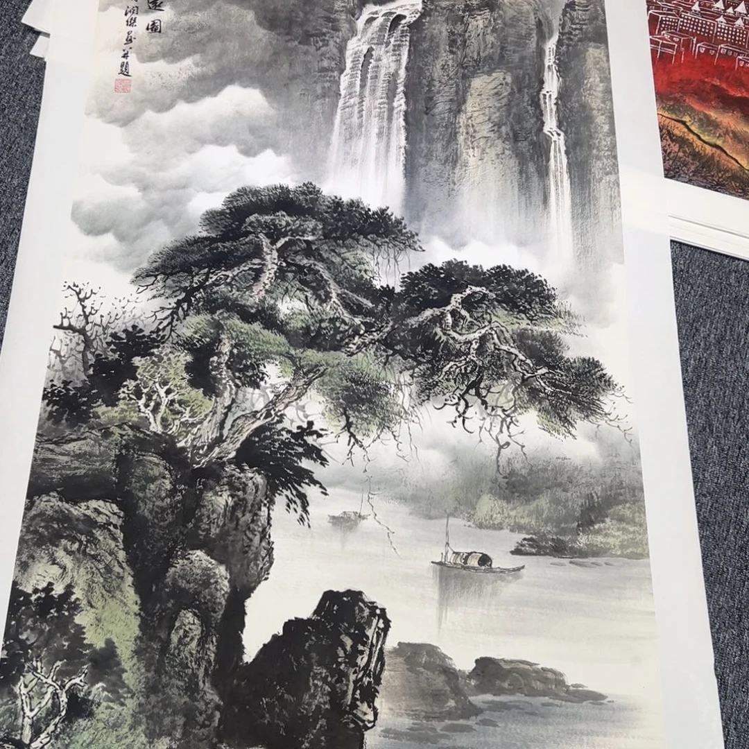 天***刀手绘作品今天这忙卖赚钱吗