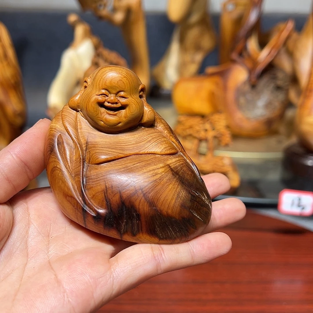 柏木崖柏木手把件摆件