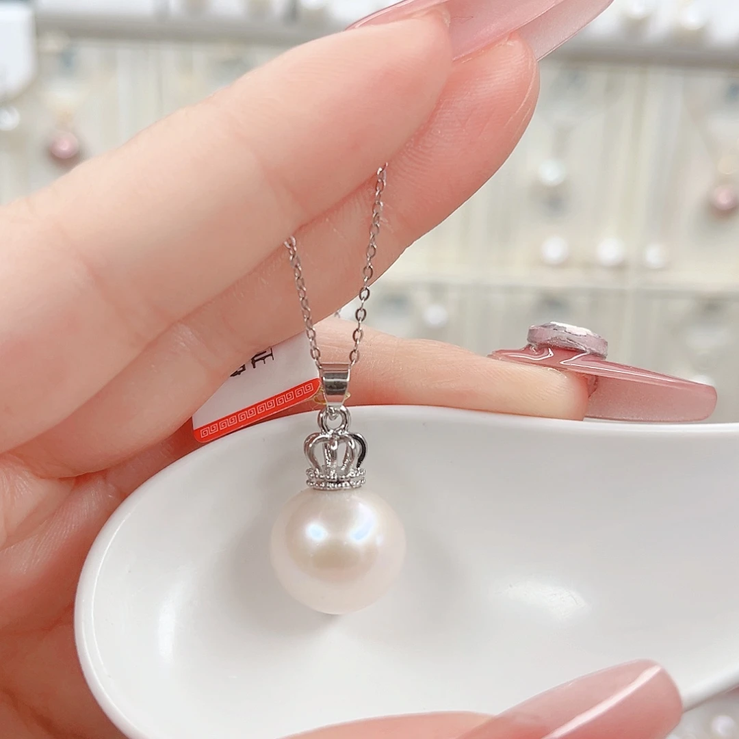 合金淡水珍珠吊坠(赠链)