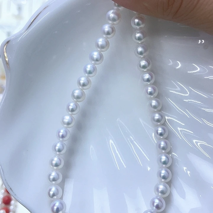 淡水珍珠颈饰银S925镶嵌