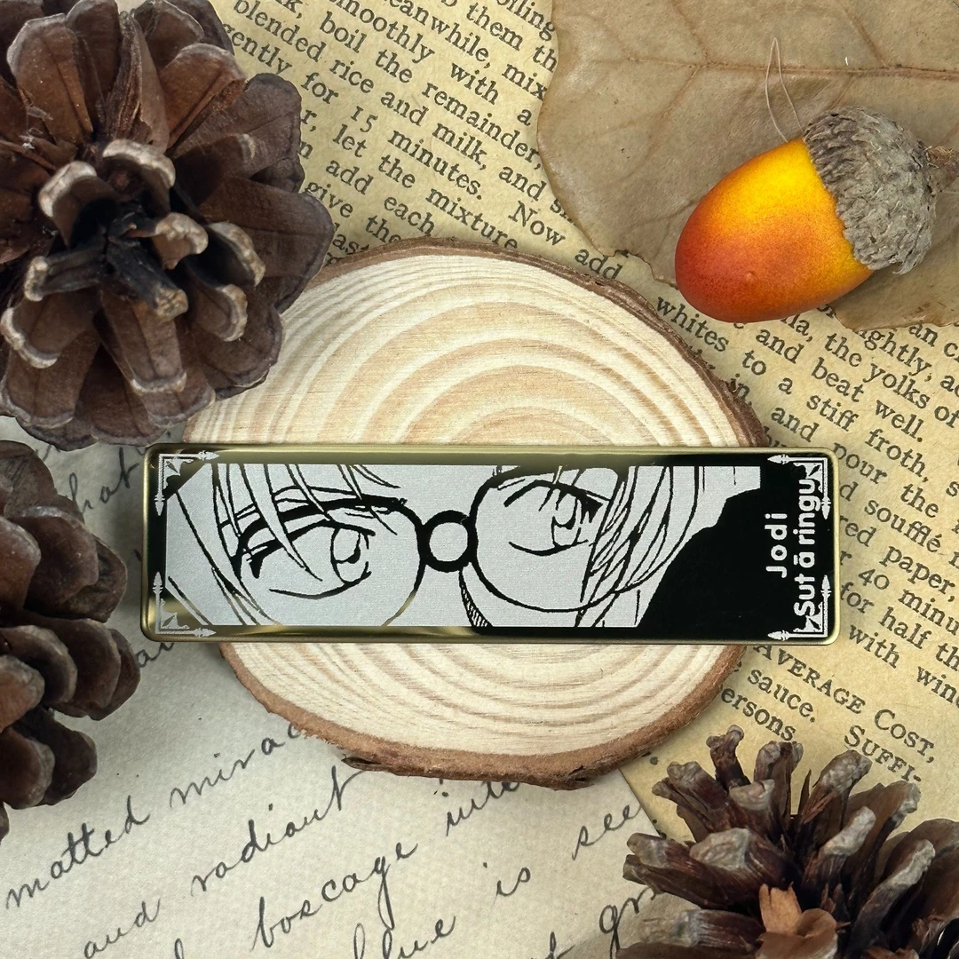 （PLAY许愿）名侦探柯南原画金属镜面长条吧唧