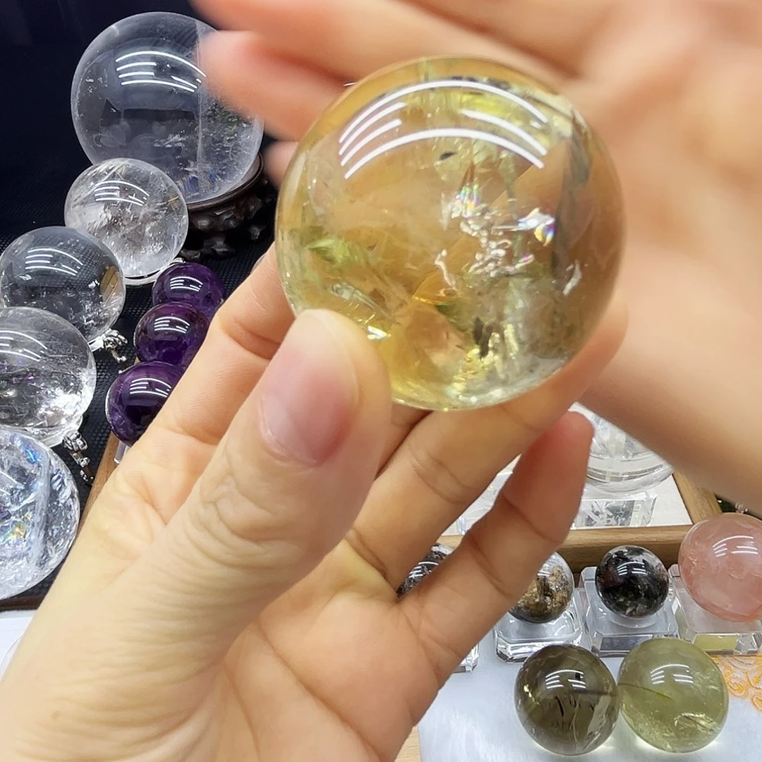 未镶嵌水晶珠宝半成品4.66公分