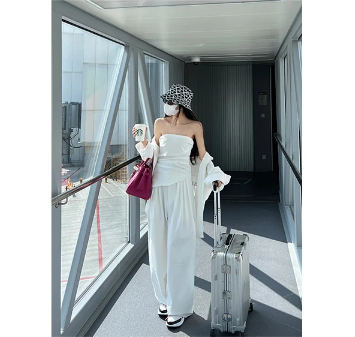 CHASING LIGHT【松弛高级感抹胸+西装裤】 C1231+K1258 气质/84号