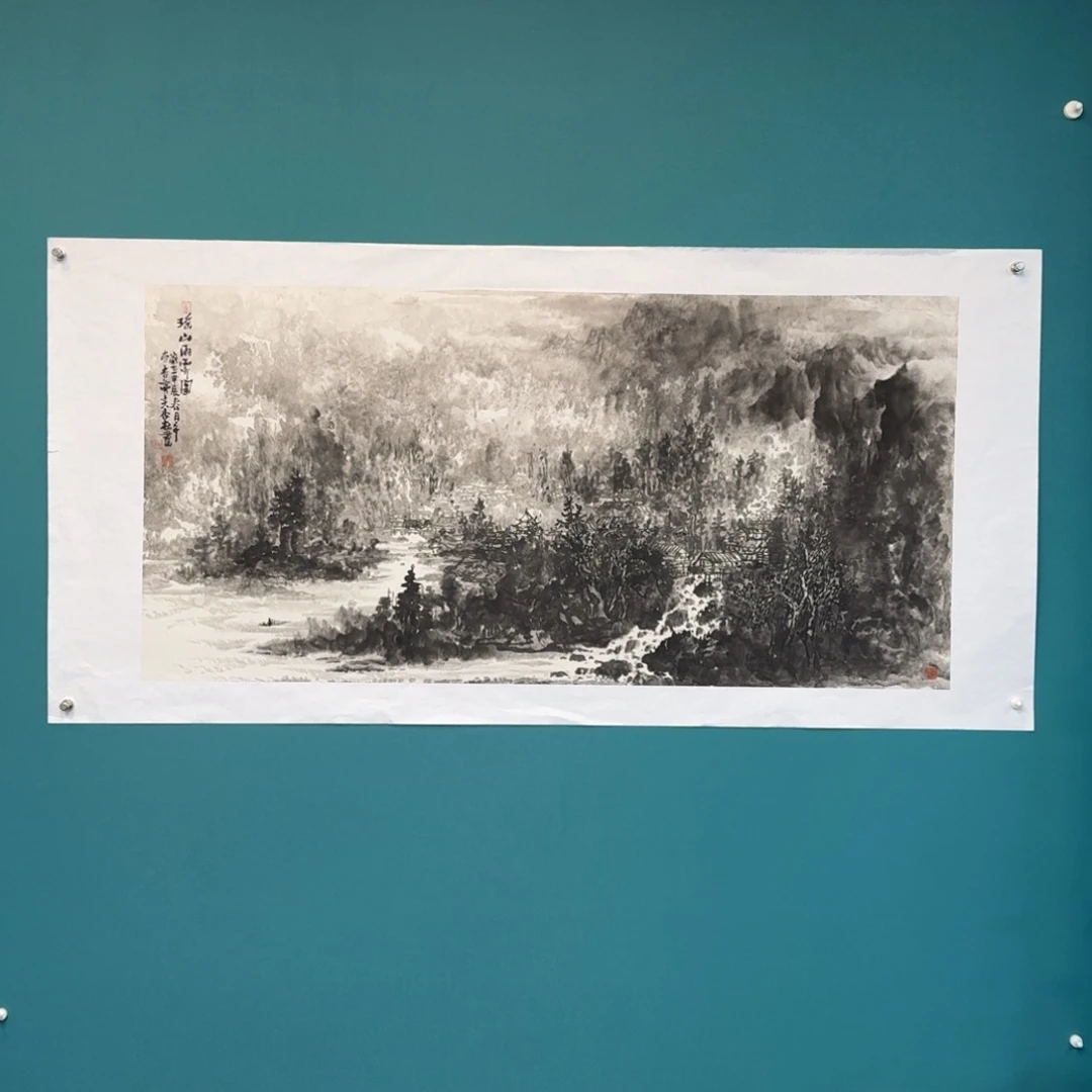 国画李****?钟杏林山水作品