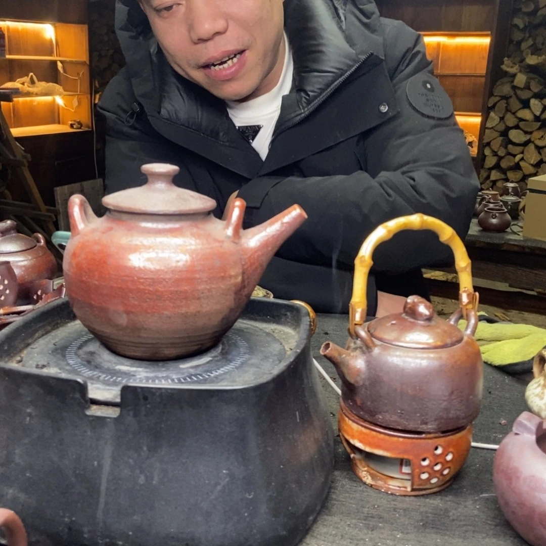 紫砂手工紫砂茶具紫砂茶具提梁