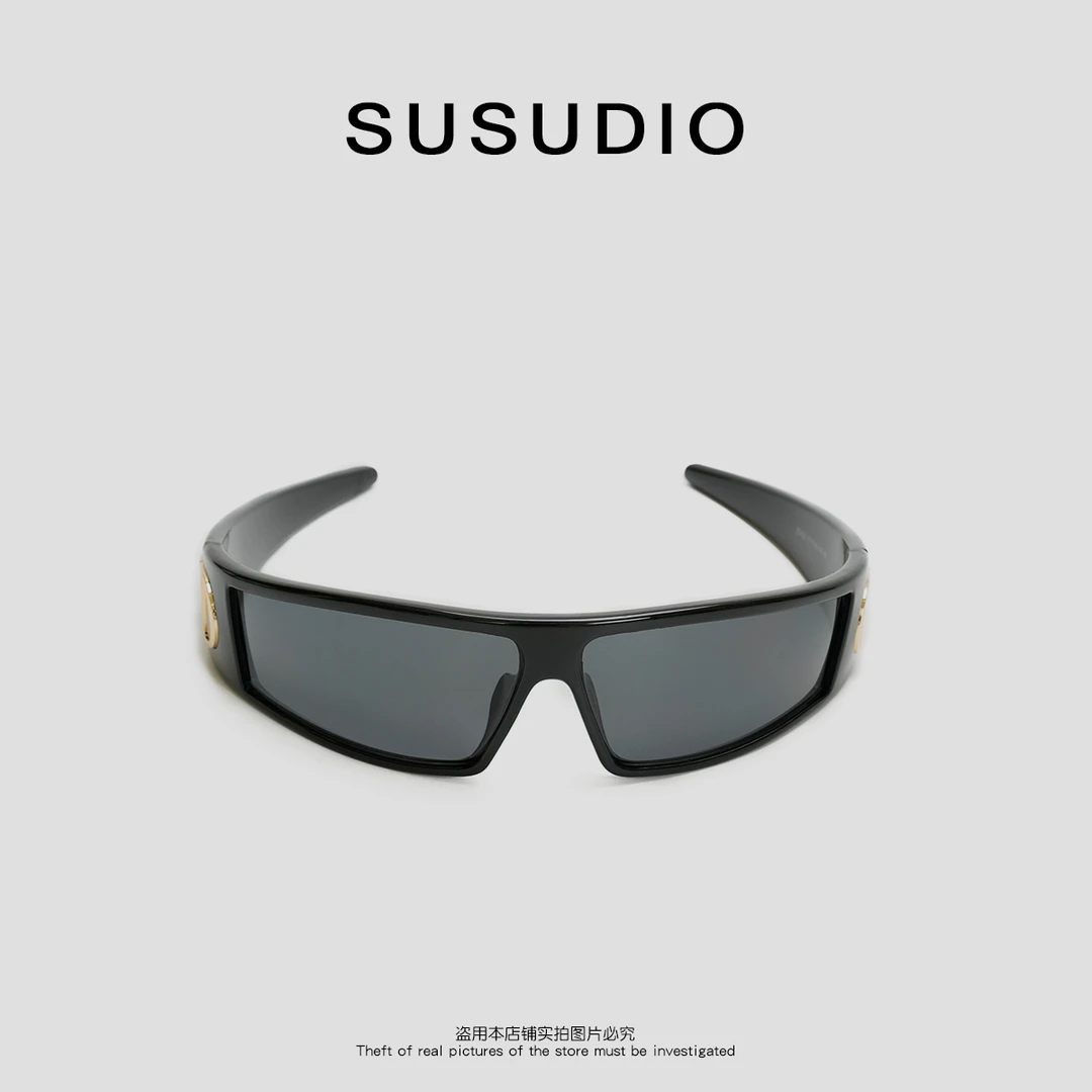 SUSUDIO  发箍墨镜男女百搭高级感时髦拍照凹造型太阳镜  20067