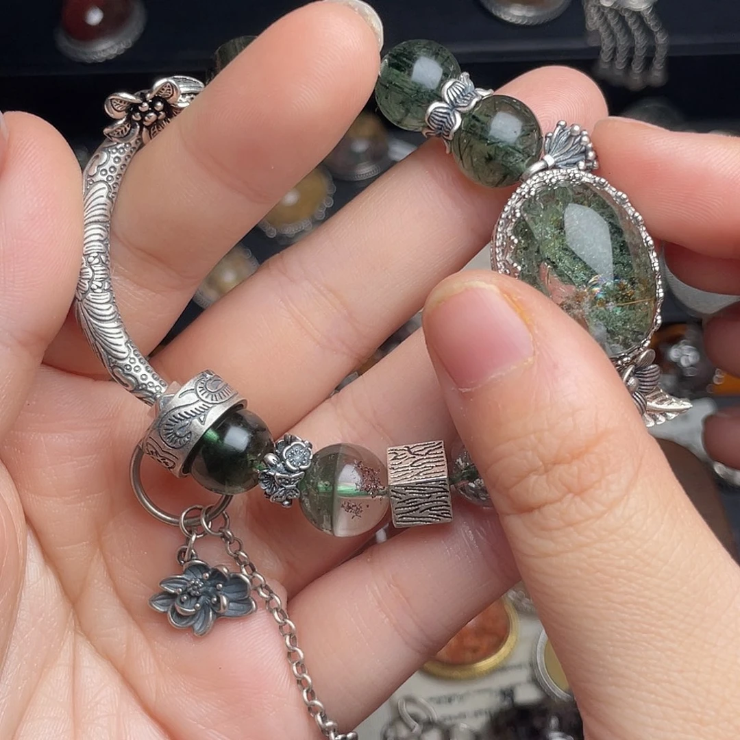 水晶手链银S925镶嵌✨****?11111